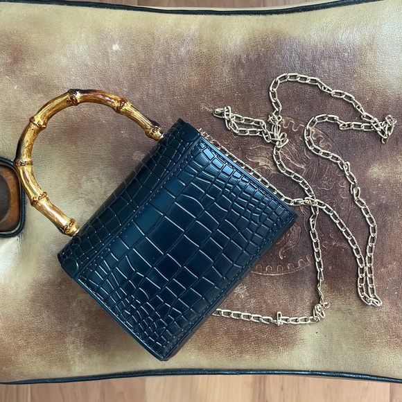 Faux Leather Crossbody Mini Purse - Picture 3 of 3